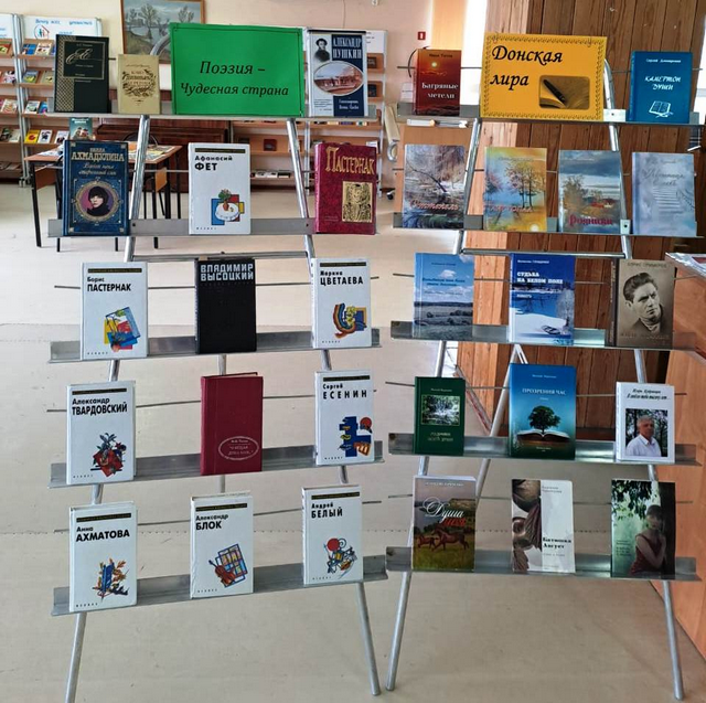 В рамках Всемирного дня поэзии в Центральной библиотеке оформлена книжная выставка «Поэзия – чудесная страна»